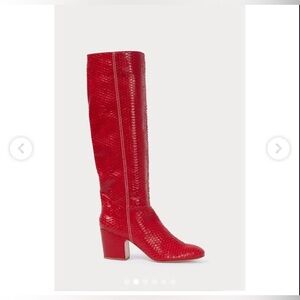 Rachel Comey Red calf-High Women's Boots